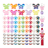 DIY Beadable Pen Butterfly Beads Findings Kits DIY-PH0023-87-7