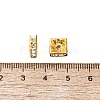 Brass Rhinestone Spacer Beads RSB074NF-01G-2