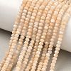 Dyed Natural Malaysia Jade Rondelle Beads Strands G-E316-2x4mm-36-1