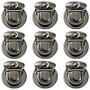 10Pcs Alloy Bag Tuck Lock Clasps FIND-YW0010-92B-1