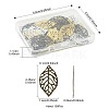 100Pcs Iron Filigree Joiners Pendants IFIN-FS0001-61-4