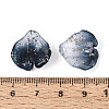 Transparent Glass Petal Pendants GLAA-T030-05-A-3