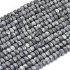 Natural Larvikite Beads Strands G-P575-A38-6x4mm-2