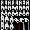 30Pcs 3 Style Acrylic Thread Winding Boards FIND-PH0010-06B-1