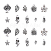 100 pcs 10 Style Tibetan Style Alloy Pendants TIBEP-CJ0001-35-1