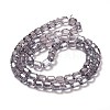Electroplate Glass Beads Strands EGLA-D030-19N-2