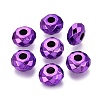 UV Plating Acrylic European Beads OACR-E033-22-04-1