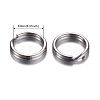 Tarnish Resistant 304 Stainless Steel Split Rings STAS-D438-01-3