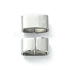 304 Stainless Steel Slide Charms/Slider Beads STAS-C016-08B-P-2