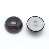 Natural Black Agate Cabochons LS-G-E492-H-15-2