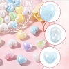 40Pcs UV Plating Acrylic Beads MACR-FS0002-18-2
