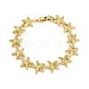 Brass Link Bracelets for Women BJEW-H209-01G-6
