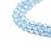 Natural Blue Topaz Beads Strands G-H079-A02-03-4