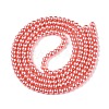 Baking Paint Glass Pearl Bead Strands HY-Q003-3mm-77-A-3