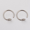 316L Surgical Stainless Steel Earring Hooks X-STAS-G229-04P-1