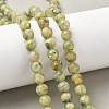 Dyed Natural Dolomite Beads Strands G-D337-8mm-D02-1