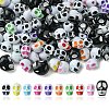 130Pcs 3 Styles Craft Style Acrylic Beads OACR-FS0001-69-2
