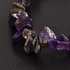 Chips Gemstone Beaded Stretch Bracelets X-BJEW-JB01824-05-2