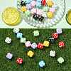 40Pcs 8 Colors Opaque Acrylic Beads OACR-CJ0002-76-5