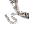 Brass Box Chains Multi-strand Necklaces NJEW-C040-01A-4