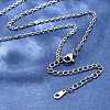 Tarnish Resistant 304 Stainless Steel Necklaces NJEW-E080-13P-1