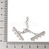 Brass Micro Pave Cubic Zirconia Chain Extender KK-L216-004A-P-3