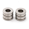 Tarnish Resistant 304 Stainless Steel Beads STAS-E039-8-1