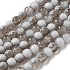 Crackle Glass Beads Strands GLAA-U001-6mm-06-1