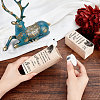 Wooden Candle Holder AJEW-WH0257-003-3