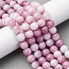Ombre Effect Dyed Glass Beads Strands X-GLAA-T031-01O-11-2