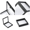 Square Transparent PE Thin Film Suspension Jewelry Display Box CON-YW0001-37-4