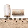 Two Tone Opaque Acrylic Imitation Gemstone European Beads SACR-K005-04C-3