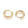 Ion Plating(IP) 304 Stainless Steel Huggie Hoop Earrings LS-EJEW-F111A-13mm-G-2