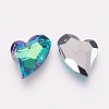 K9 Glass Rhinestone Pendants GLAA-F083-01B-08-2
