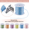 SUNNYCLUE 6 Rolls 6 Colors 12-Ply Polyester Thread OCOR-SC0001-06A-2