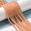 Imitate Austrian Crystal Frosted Glass Beads Strands EGLA-A039-T3mm-MD15-4