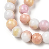 Ombre Effect Dyed Crackle Glass Round Beads Strands GLAA-T031-10mm-01Q-3
