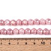 Anti-Tarnish Electroplate Glass Beads Strands GLAA-N010-8mm-07-4