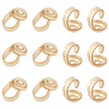 12Pcs Brass Bead Tips KK-BC0013-41-1