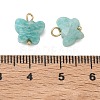 Natural Amazonite Pendants KK-D289-61G-04-3
