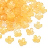 Two Tone Transparent Glass Bead Caps GLAA-Z020-02D-1