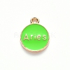 Alloy Enamel Pendants X-ENAM-S124-01B-06A-3