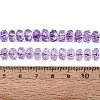 Crackle Transparent Glass Beads Strands GLAA-N068-03A-11-4
