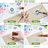 CRASPIRE 200Pcs Flower Sealing Wax Particles DIY-CP0009-28-6