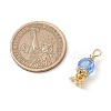 Imitation Austrian Crystal K9 Glass Pendants PALLOY-JF03567-2