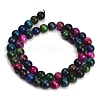 Grade AB Natural Tiger Eye Beads Strands G-F591-18-8mm-06-3