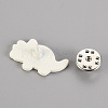 Spray Painted Alloy Brooches X-JEWB-S011-131-RS-3