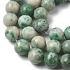 Natural Green Spot Jasper Beads Strands G-F818-A05-14mm-4