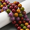 Dyed Natural Malaysia Jade Beads Strands G-G021-02C-14-4