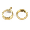 Ion Plating(IP) 304 Stainless Stee Locket Pendants STAS-S132-16G-01-2